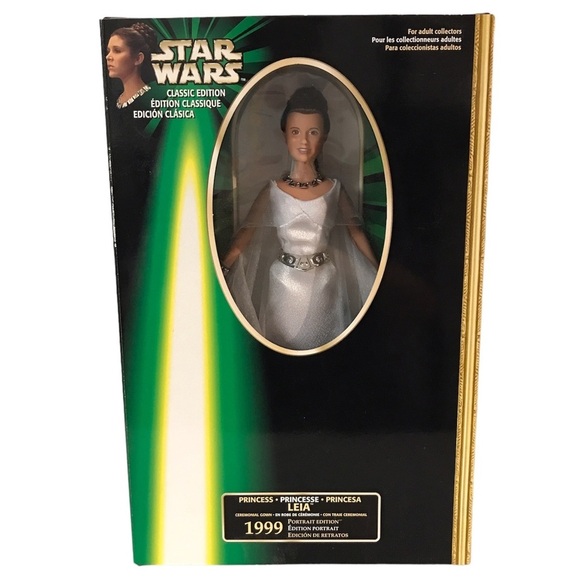 Star Wars Episode IV Classic Princess Leia Ceremonial Gown (1999) Portrait Doll - Picture 1 of 10